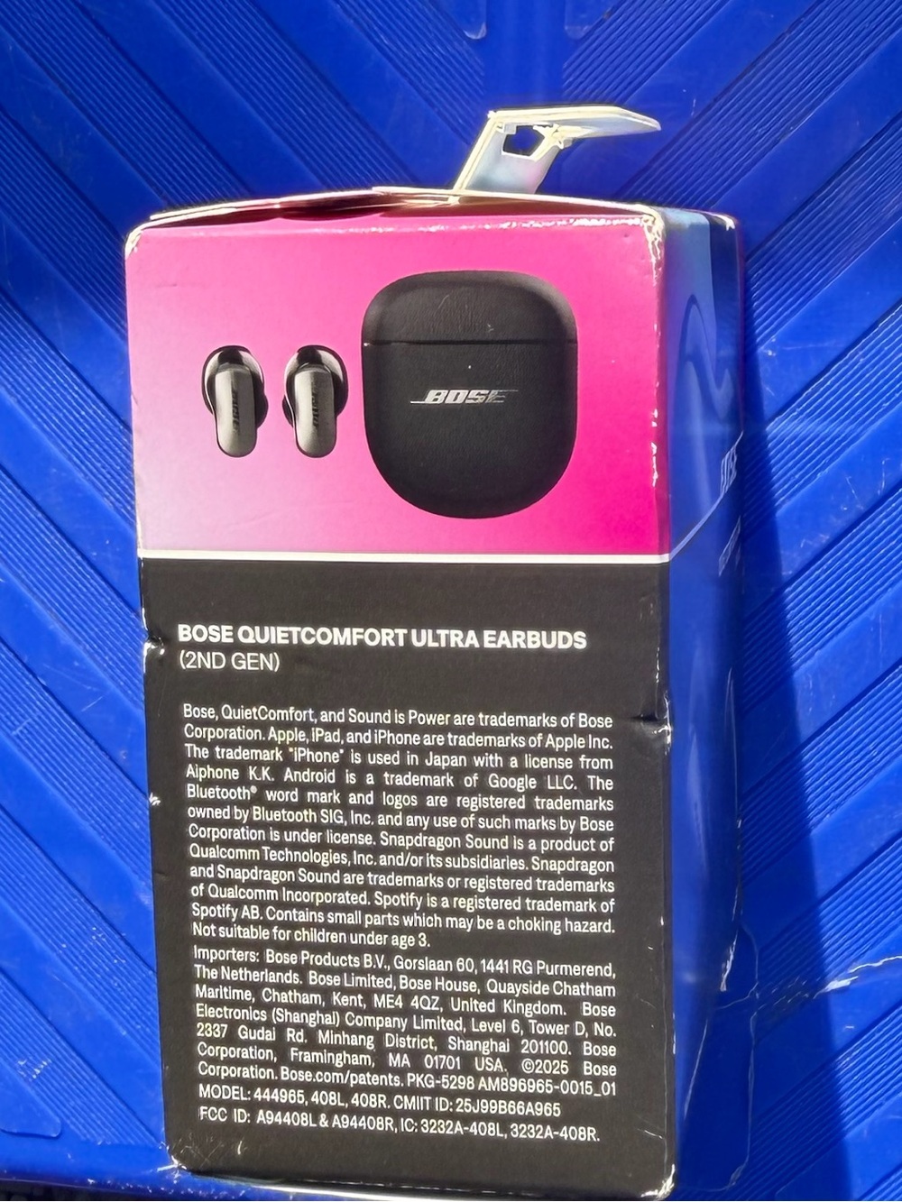 Bose Quit Comfort Ultra NC Bluetooth 2nd Gen Edition Earbuds Black - Picture 6 of 9